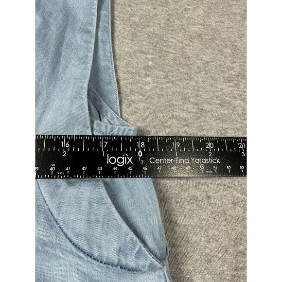 Ivy Jane NWT Tribal Embroidered Short Sleeve Top XS Orange White Blue‎ - Picture 5 of 6